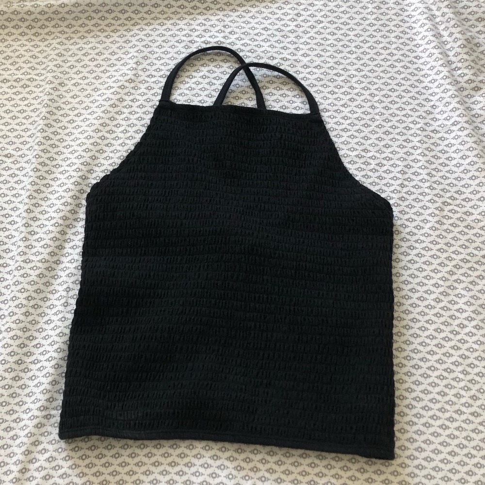 Hollister scrunch high neck top